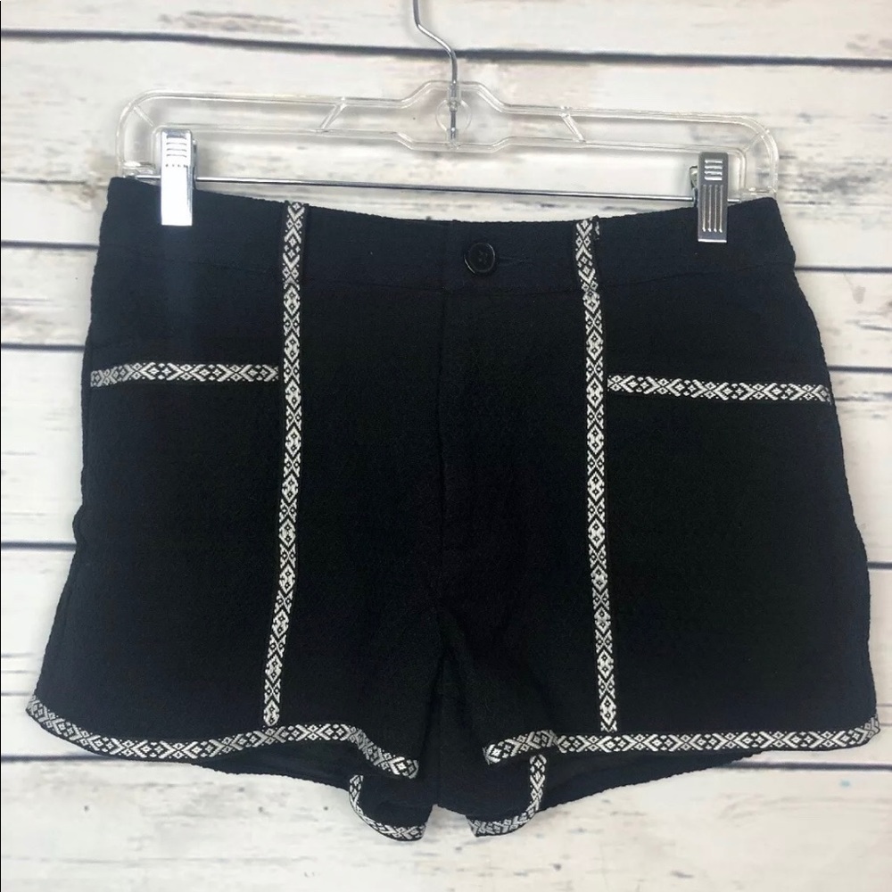 ✨ NEW Paper Crane Anthropologie Black Shorts